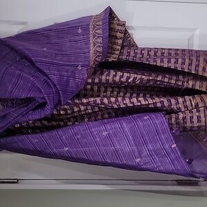 Elegant Purple Pakistani Style Dress